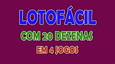 desdobramento lotofácil 20 dezenas - lotofácil 20 dezenas fechando grátis